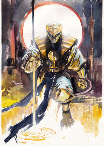 絵画『SKIN』NORRY Ito Original Art Mighty Morphin Power Rangers / Teenage Mutant