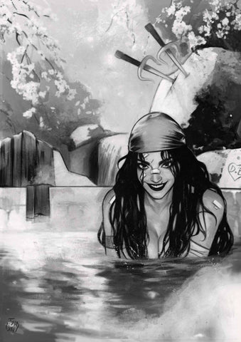 Francesco Tomaselli Original Art 'Onsen' Elektra