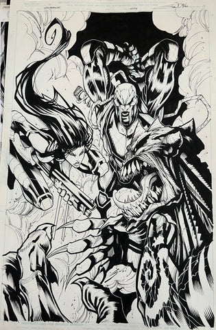 Gerardo Sandoval Original Art Wolverines #4 Cover