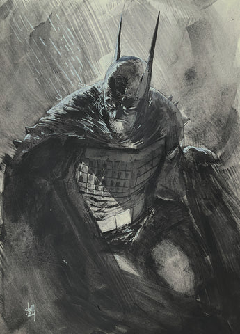 Dennis Menheere Original Art Batman Illustration