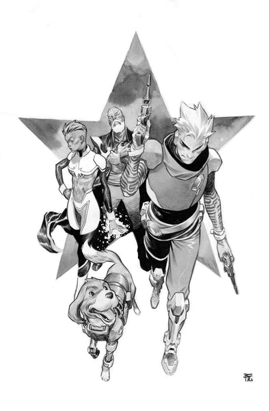 Dike Ruan Original Art The Ultimates #8 Cover