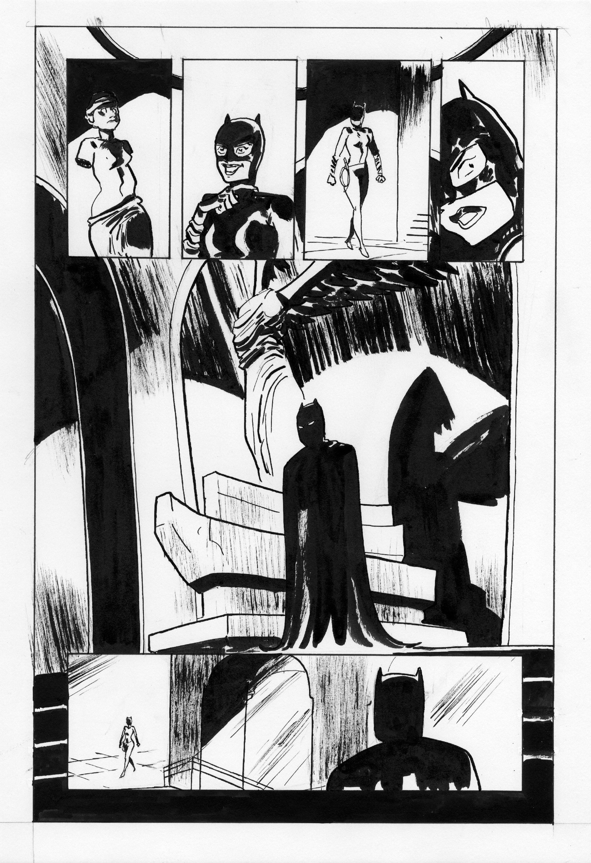 Thierry Martin Original Art Batman The World Published Page 2