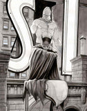 Nimit Malavia Original Art The Bat-Man Second Knight #2 Cover