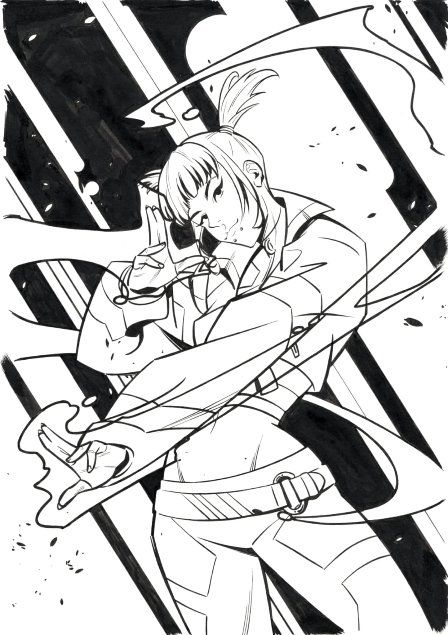 Federico Sabbatini Original Art All-New Harbinger #4 Cover