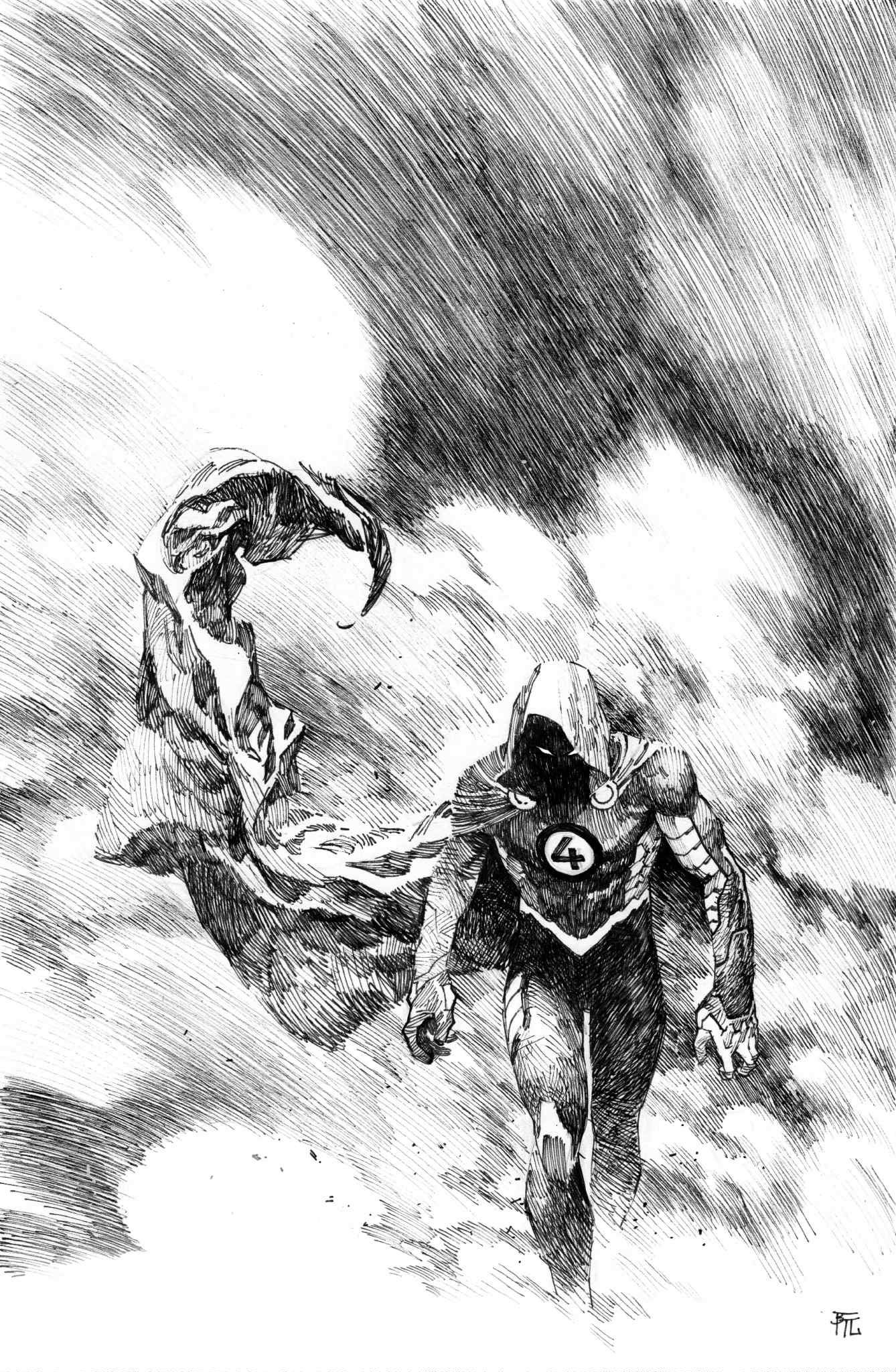 Dike Ruan Original Art The Ultimates #17 Cover