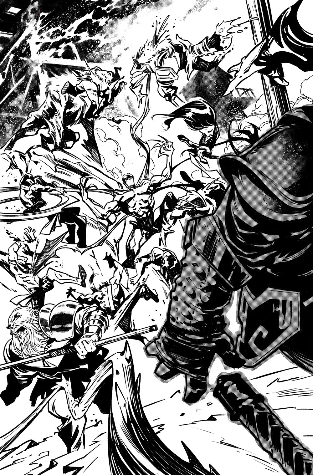 Francesco Manna Original Art Carnage #9 Page 4