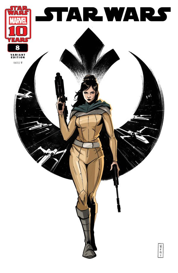 Nogi San Original Art Star Wars #8 Princess Leia Cover