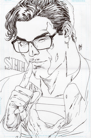 Guillem March Original Art Superman #23 Cover