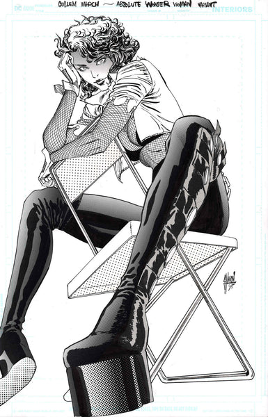 Guillem March Original Art Absolute Wonder Woman #16 Cover