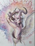 David Mack Original Art Top Cow The Darkness #1 Cover Final Painting