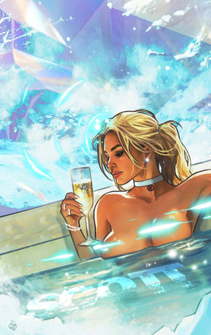 Francesco Tomaselli 'Onsen' Emma Frost 12x18" Limited Edition Giclee