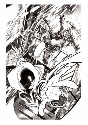 Francesco Manna Original Art All-New Spider-Gwen Ghost-Spider #4 Cover