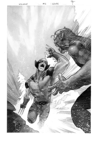 Francesco Mobili Original Art Wolverine #3 Cover