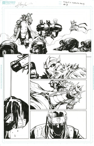 Hendry Prasetya Original Art TMNT X Naruto #3 Page 9