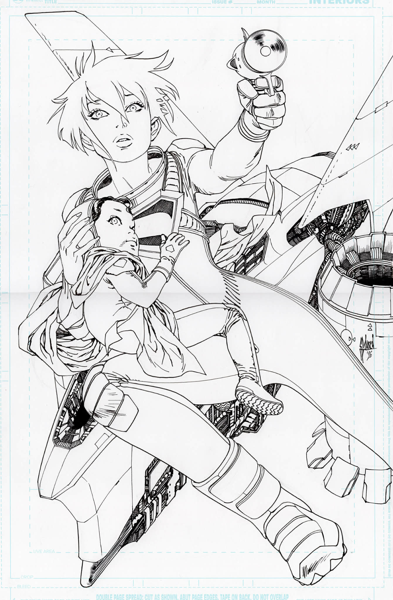 Guillem March Original Art Supergirl: Survive #1 Cover