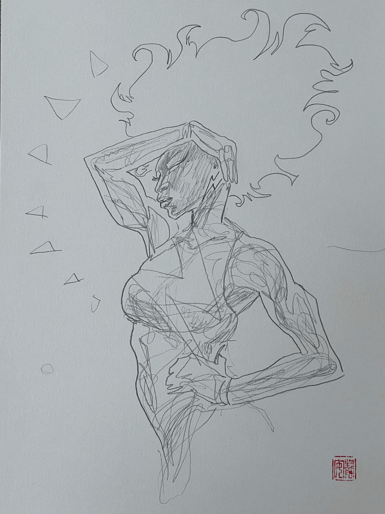 David Mack Original Art Rise of the Powers of X #2 Storm Cover Pencil Prelim Comic Art