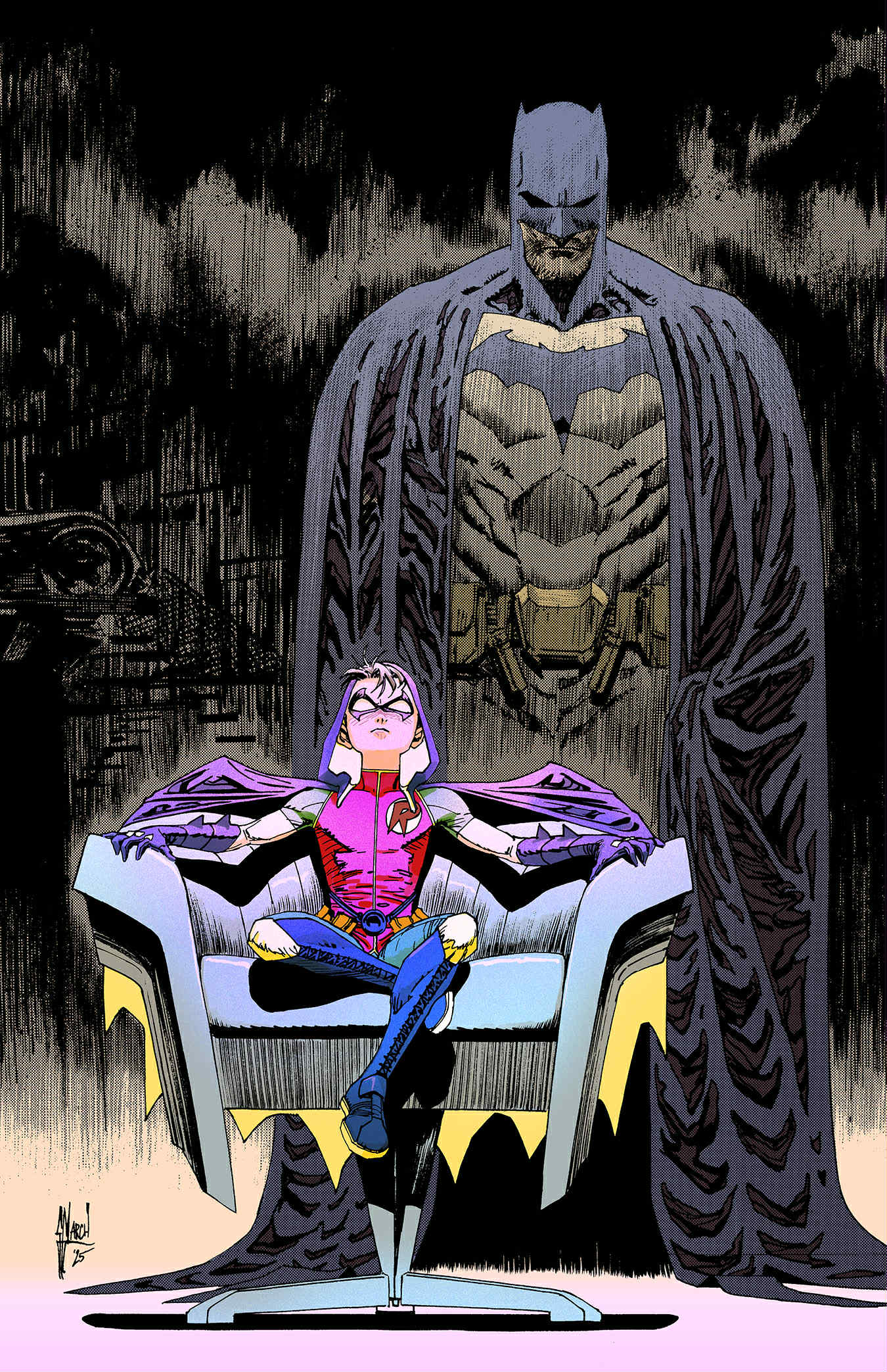 Guillem March Original Art Batman and Robin #29 Cover