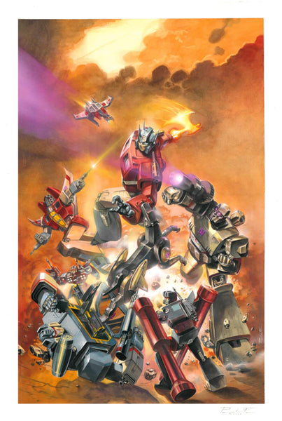 Pasquale Ferrara Original Art Transformers #31 Cover