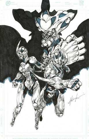 Hendry Prasetya Original Art Guyver Illustration