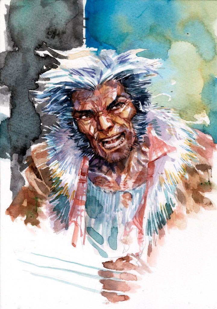 Tony Moy Original Art Wolverine Logan Illustration Comic Art