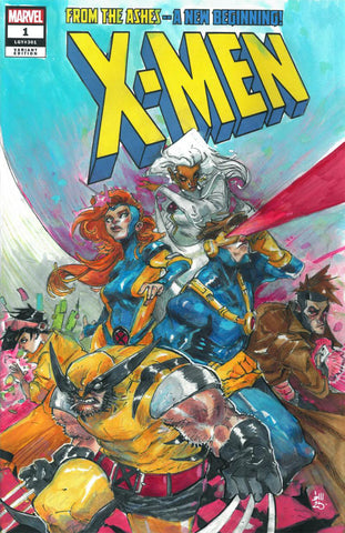 Dennis Menheere Original Art X-Men Blank Cover