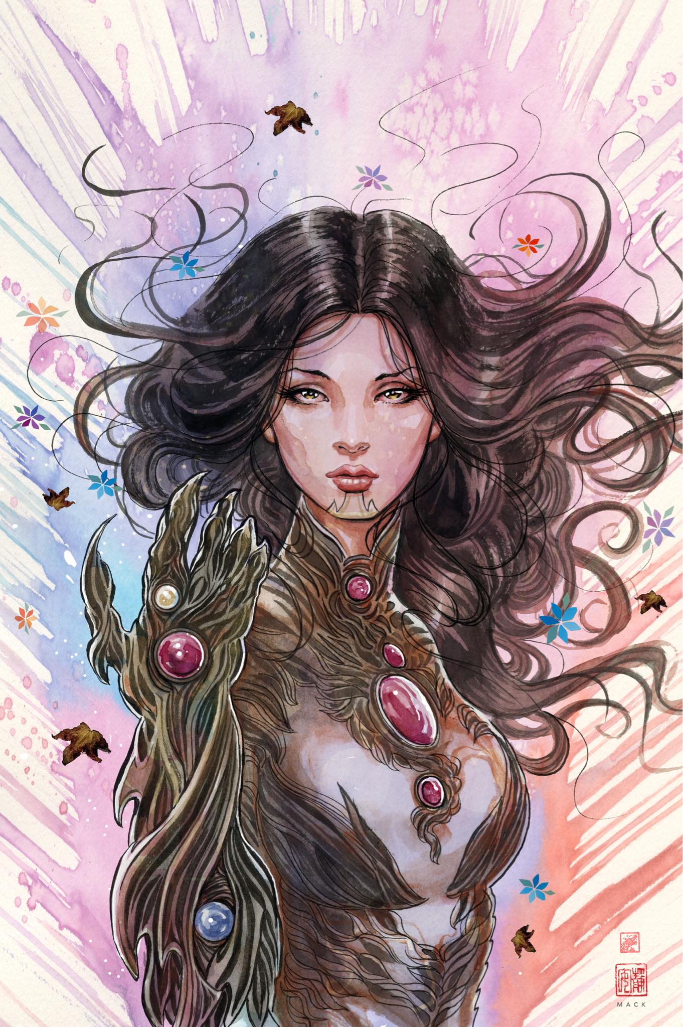 David Mack Original Art Witchblade #13 Cover Final Painting