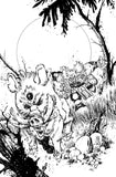 Jorge Corona Original Art Battle Beast #6 Cover
