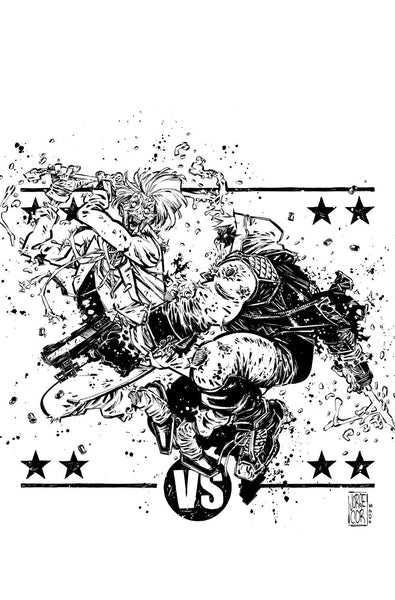 Jorge Corona Original Art DC K.O.: Joker vs Red Hood #1 Cover