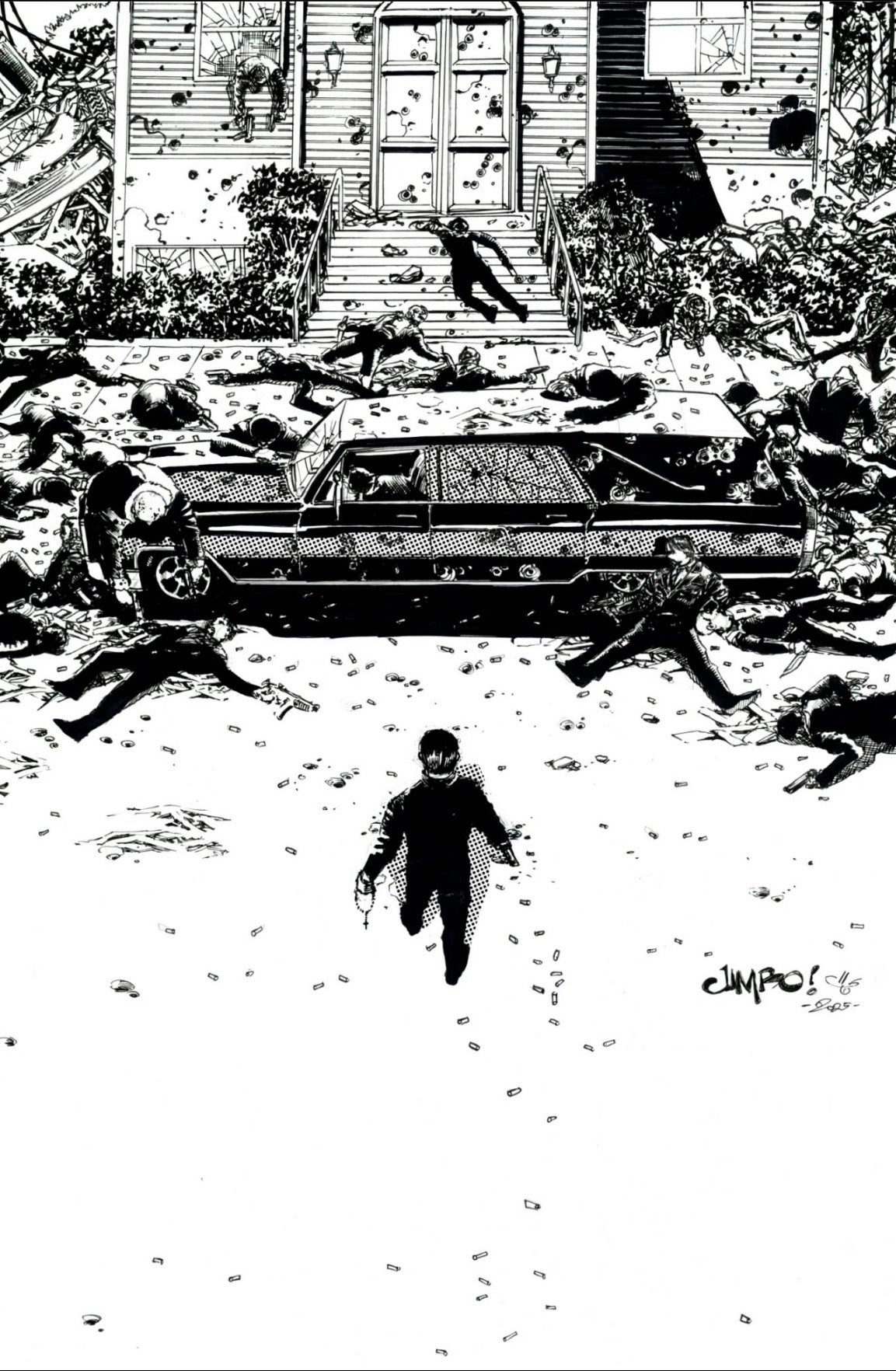 Jimbo Salgado Original Art Ordained #1 Cover