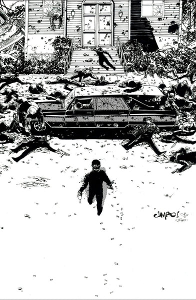 Jimbo Salgado Original Art Ordained #1 Cover