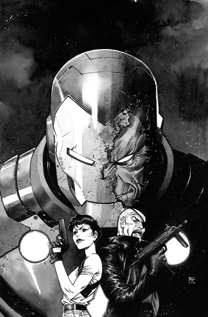 Dike Ruan Original Art Secret Invasion #2 Cover Comic Art
