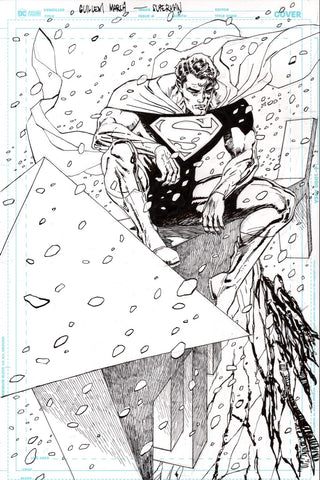 Guillem March Original Art Superman #17 Cover