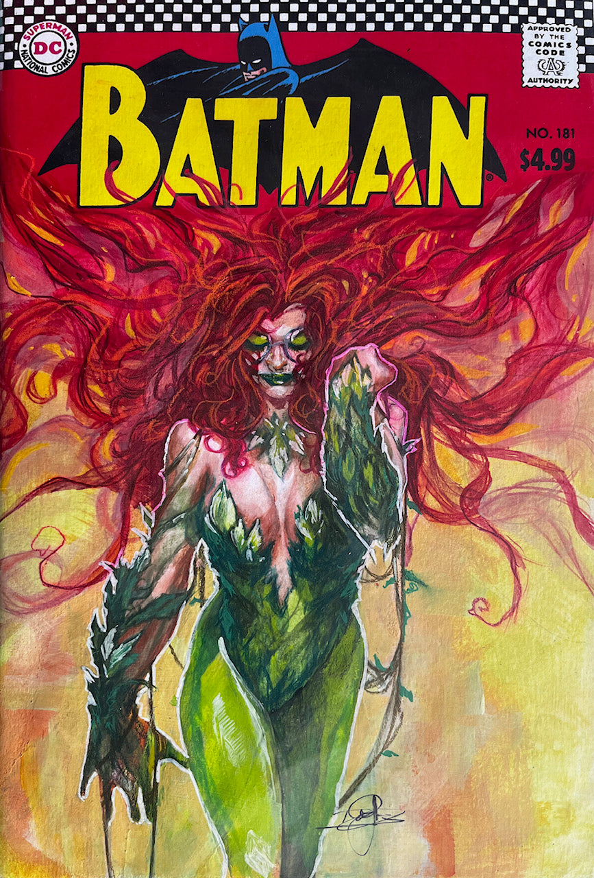 Don Aguillo Original Art Poison Ivy Blank Cover Illustration