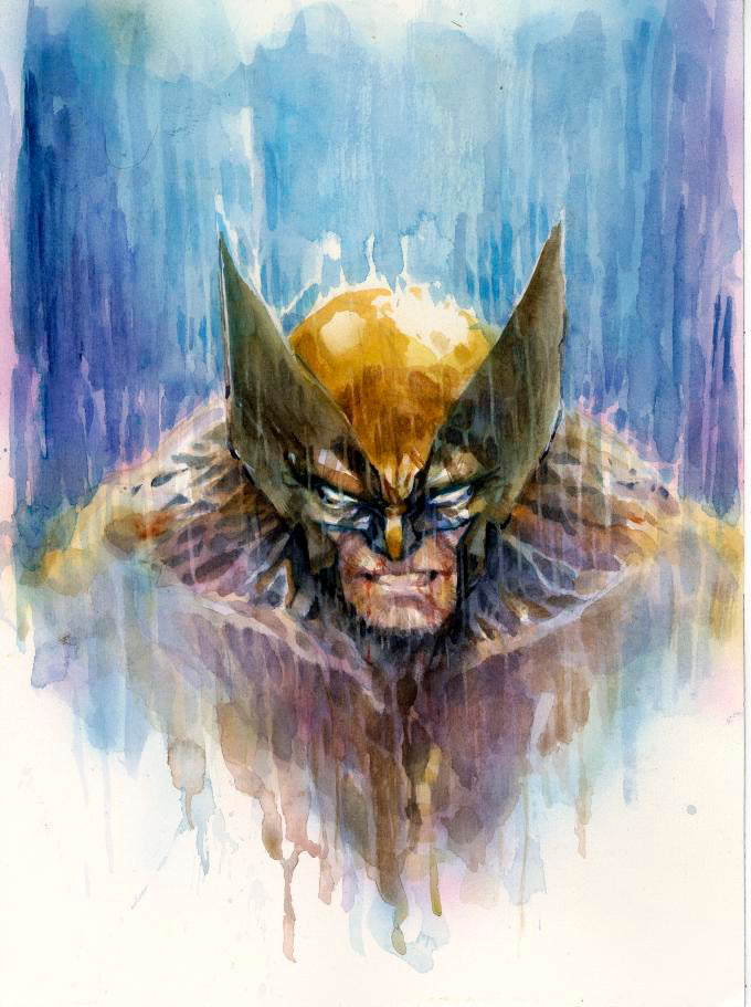Tony Moy Original Art Wolverine Illustration Comic Art