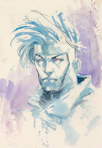 Tony Moy Original Art Gambit Illustration