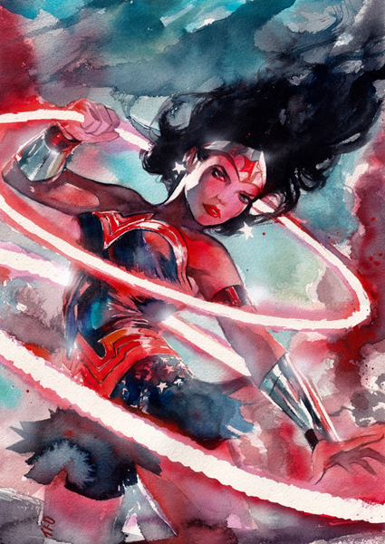 Ito Wonder Woman 12x18” Limited Edition Giclee