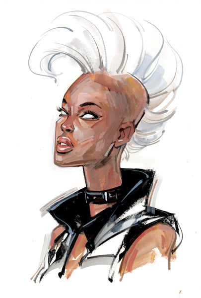 Kagan McLeod Original Art Storm Illustration