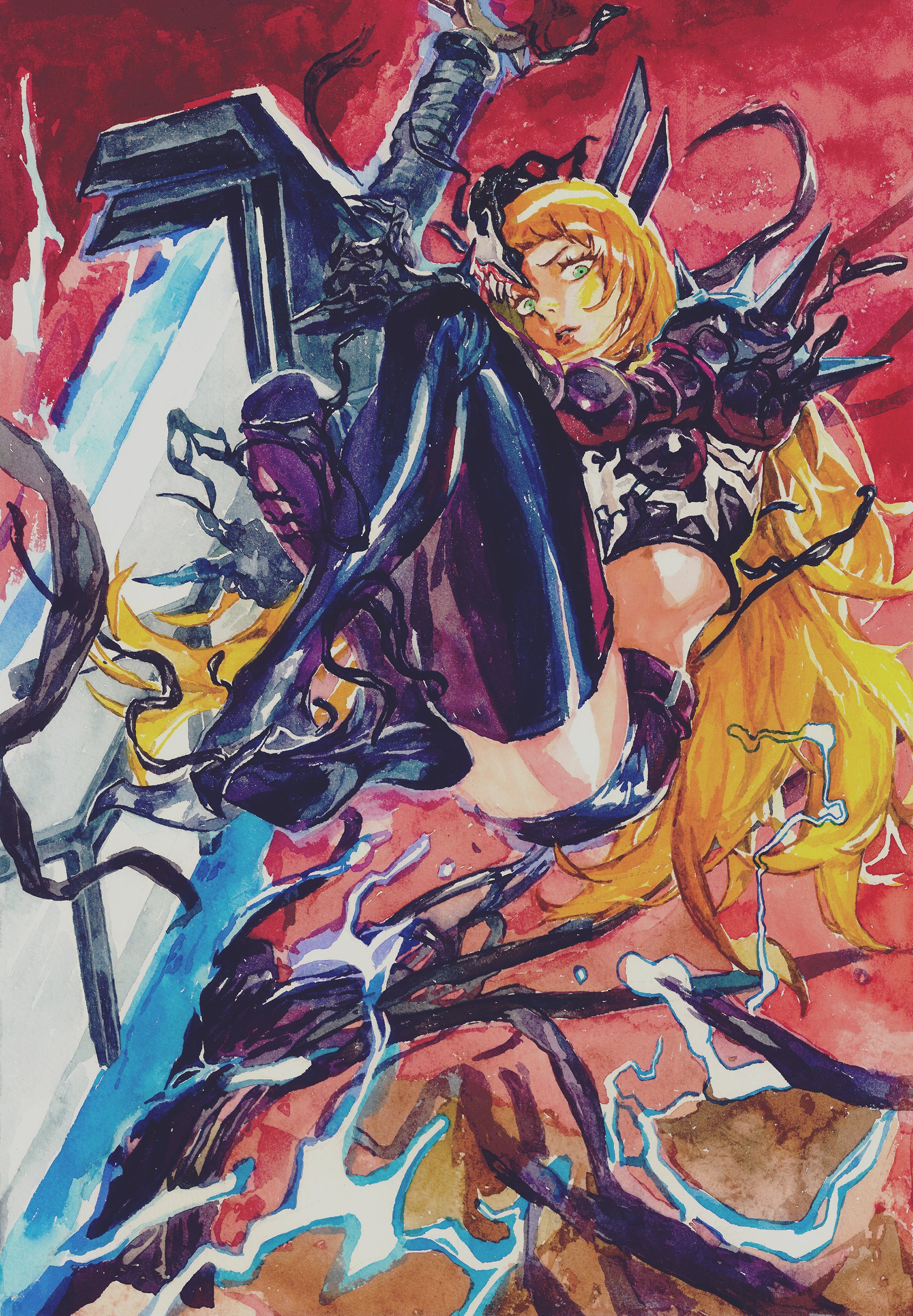 Sunghan Yune Original Art Magik Marvel SNAP Art