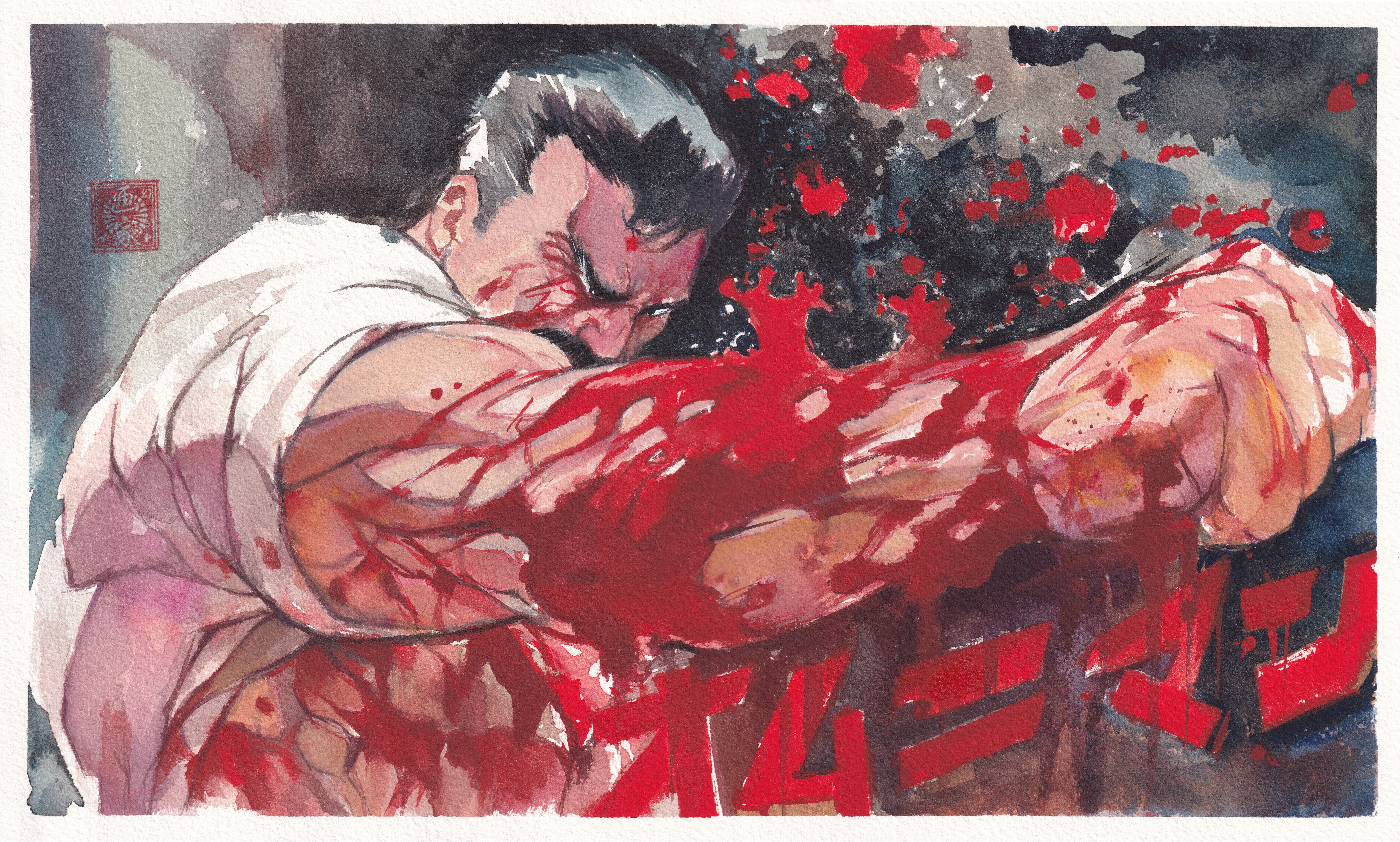 Ito Original Art Omni Man Illustration