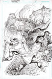 Guillem March Original Art Future Quest: MIGHTOR Cover