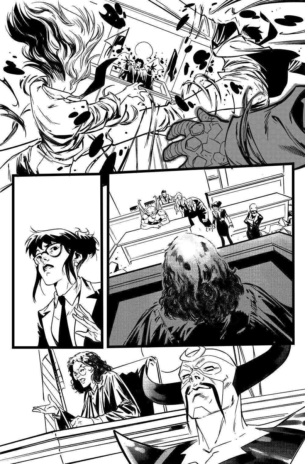 Francesco Manna Original Art Fantastic Four #38 Page 13