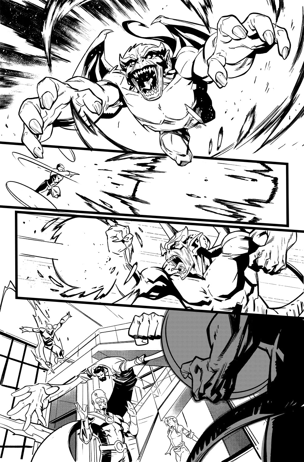 Francesco Manna Original Art Fantastic Four #38 Page 5