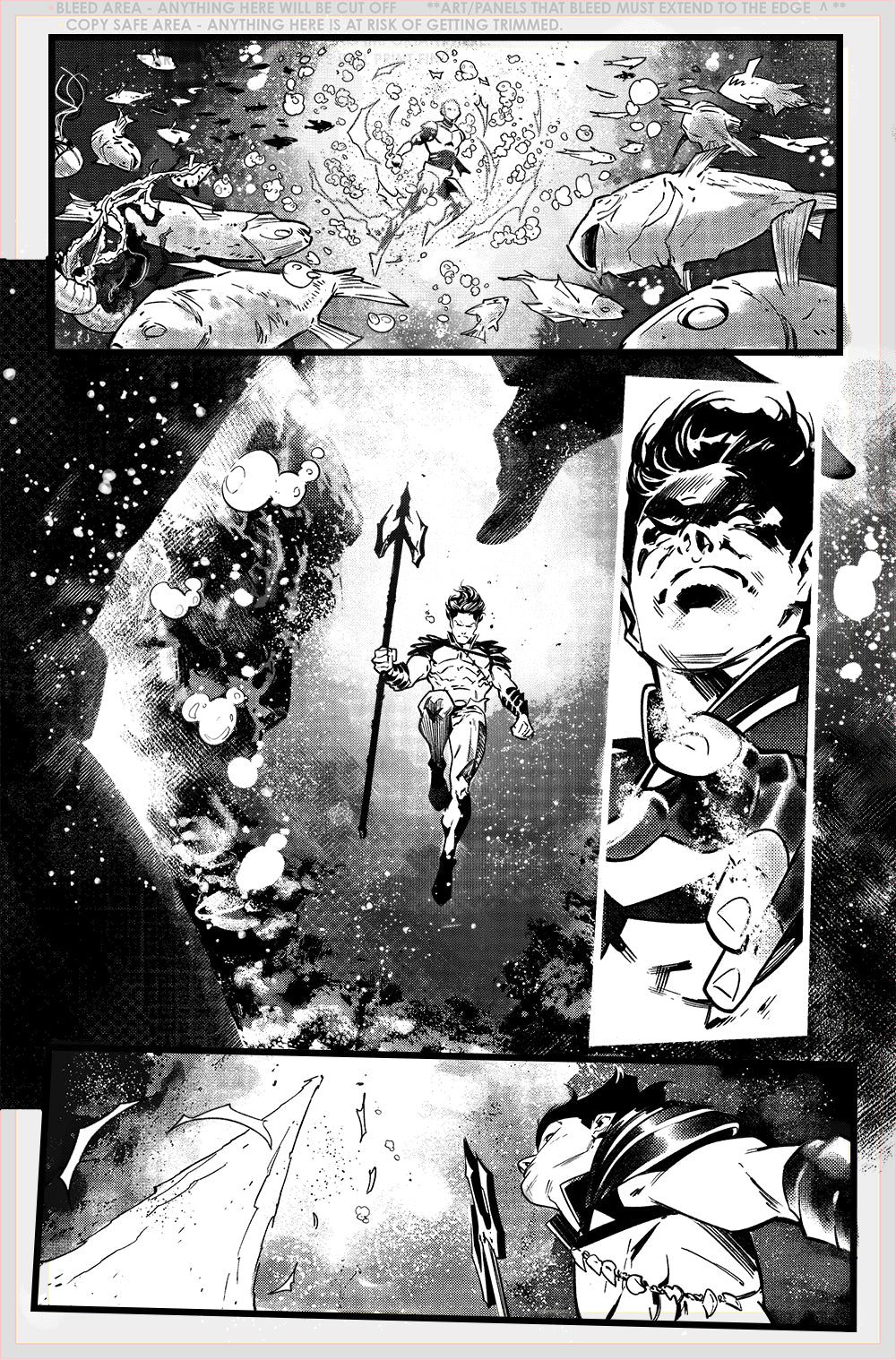 Francesco Manna Original Art Fantastic Four #39 Page 8