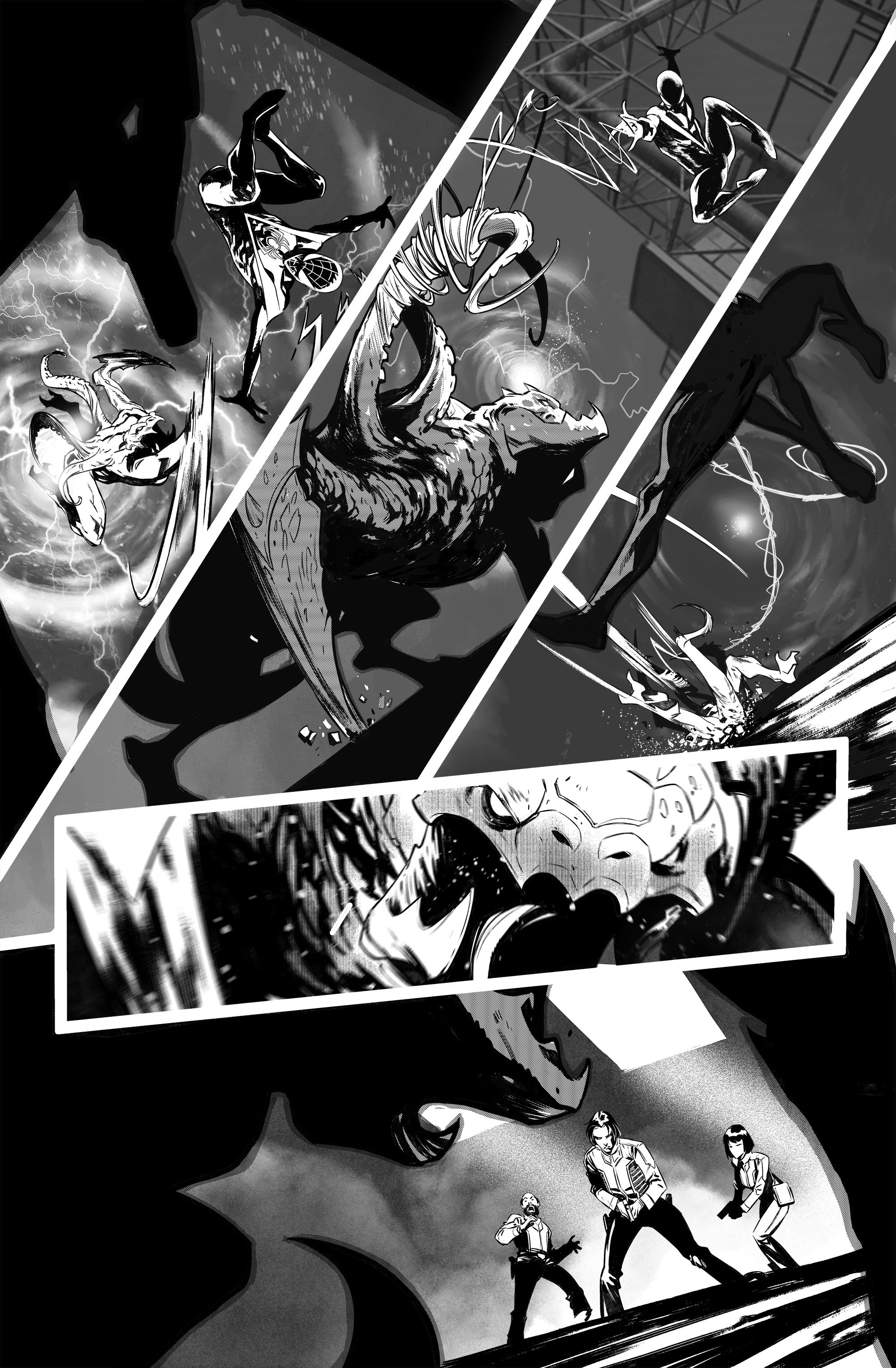 Francesco Manna Original Art Ultraman X Avengers #1 Page 10