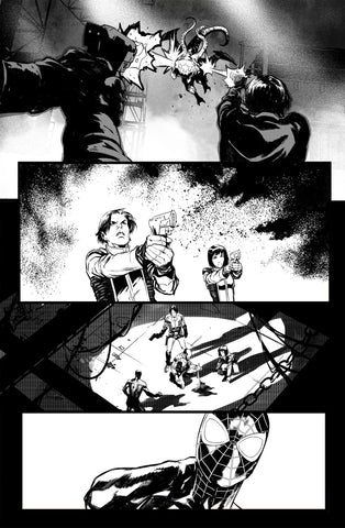 Francesco Manna Original Art Ultraman X Avengers #1 Page 11