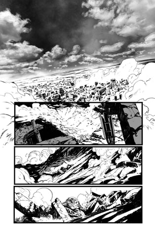 Francesco Manna Original Art Ultraman X Avengers #1 Page 1