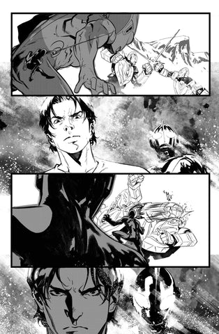 Francesco Manna Original Art Ultraman X Avengers #1 Page 22