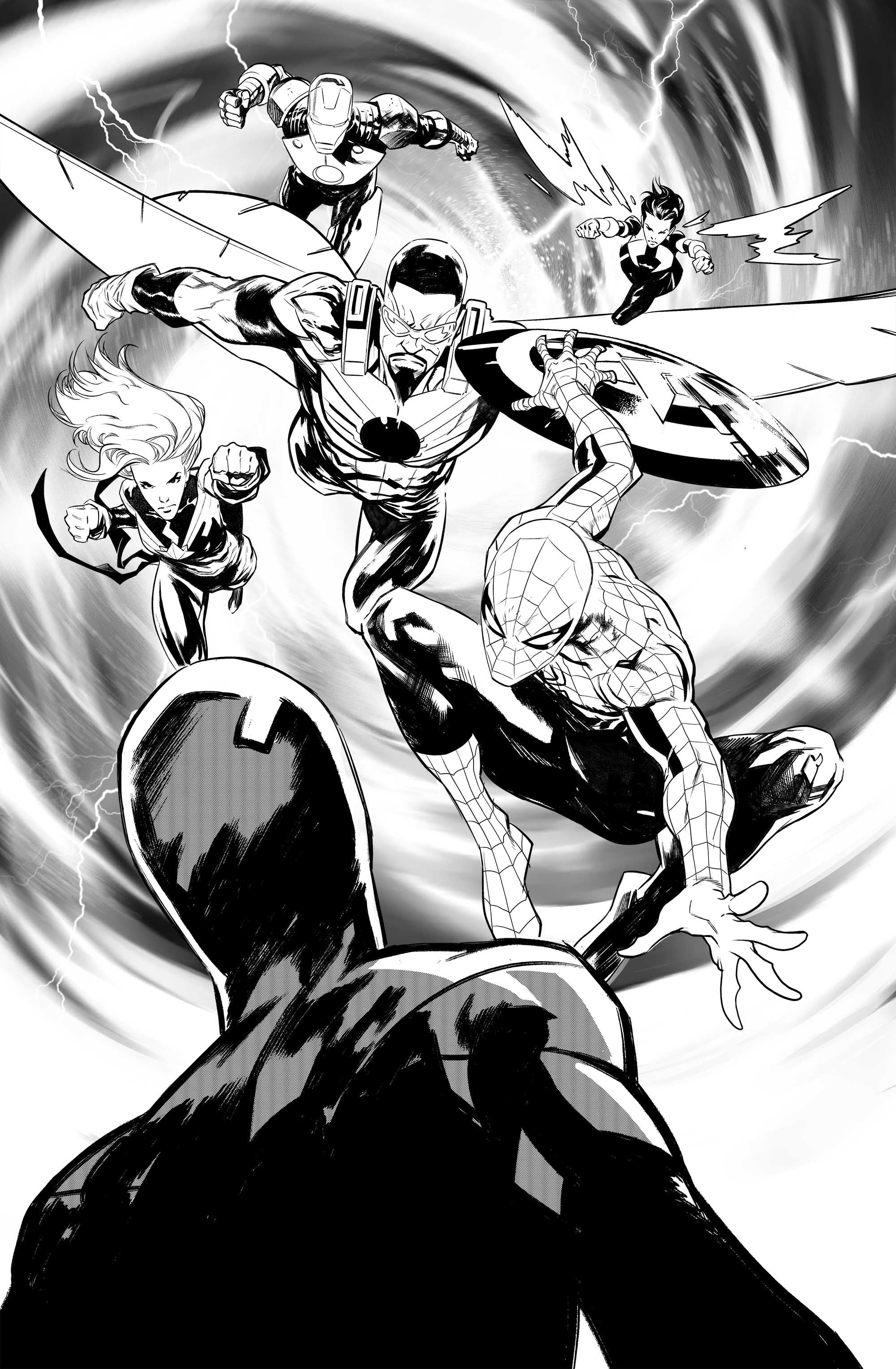 Francesco Manna Original Art Ultraman X Avengers #1 Page 26