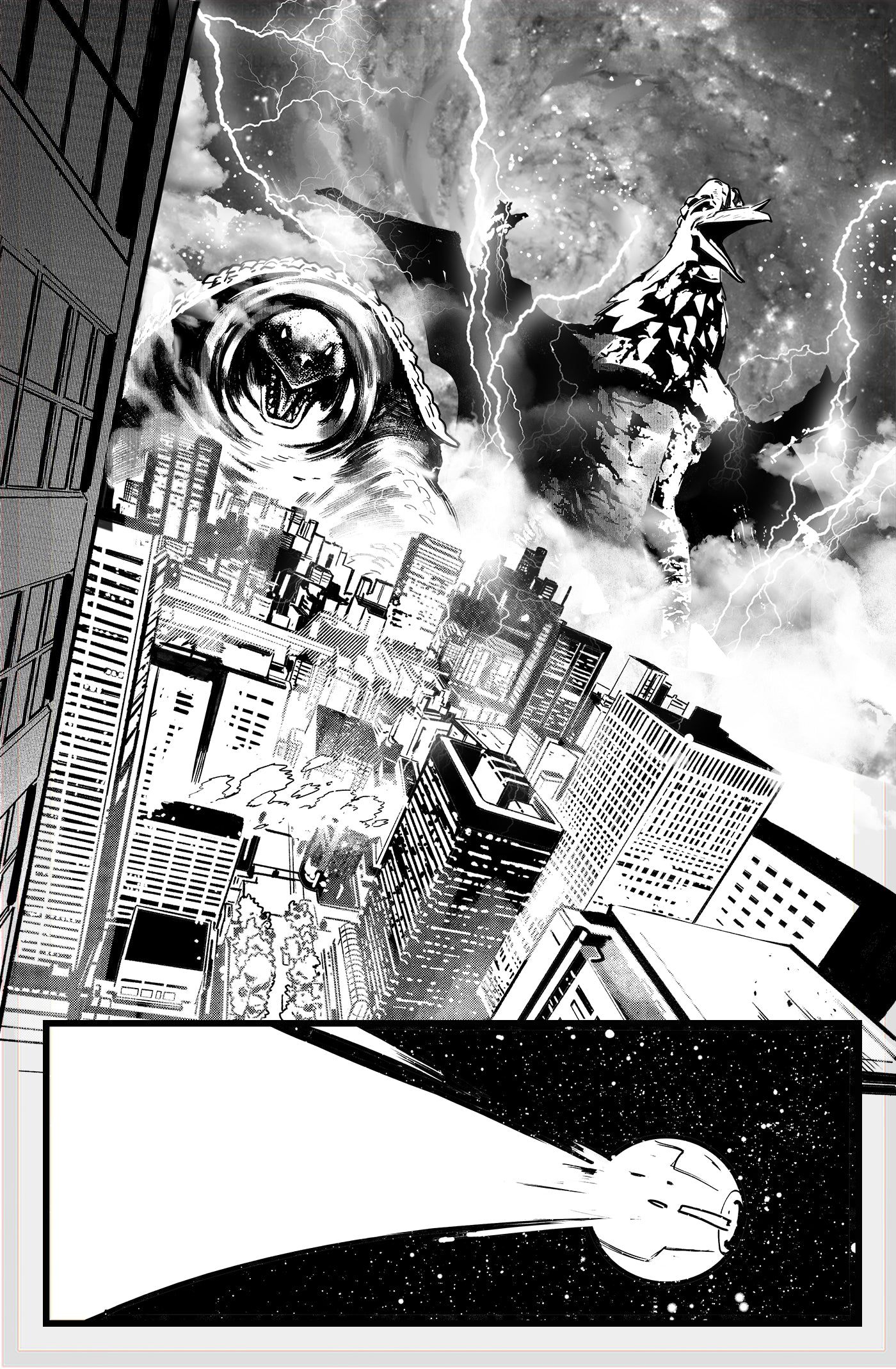 Francesco Manna Original Art Ultraman X Avengers #1 Page 32