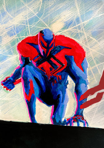 Francesco Segala Original Art Spider-Verse Spider-Man 2099 Illustration